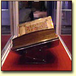 The Gospels on display at the Laing