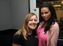 Katie Price and Emma from 1Xtra
