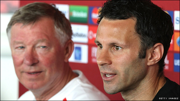Ryan Giggs and Sir Alex Ferguson