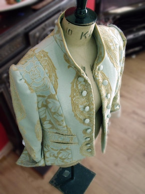 Blue handmade jacket