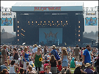 The main stage