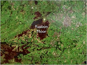 Ruabon Moor map