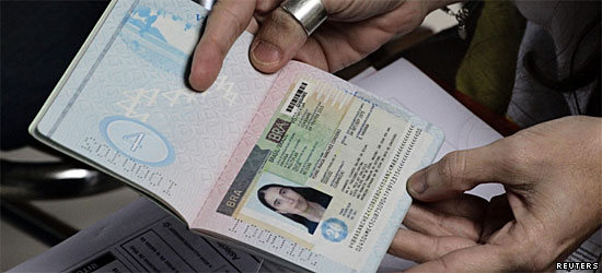 La visa de Brasil de Yoani Sánchez