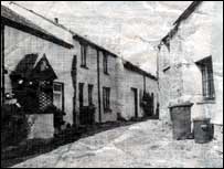 The street through Biggar Village