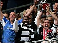 Stephen Bywater, Michael Johnson and Matt Oakley