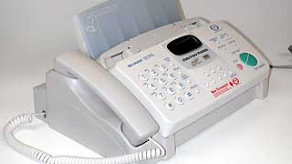 Image of the fax machine