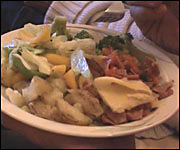 bowl of Freegan food