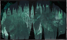stalagmites and stalactites
