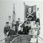 This is a picture of the crew of HMS Unison