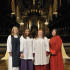 Choirgirl finalists - Alice Halstead , Olivia Castle, Anwen Hughes, Jessica Smith
