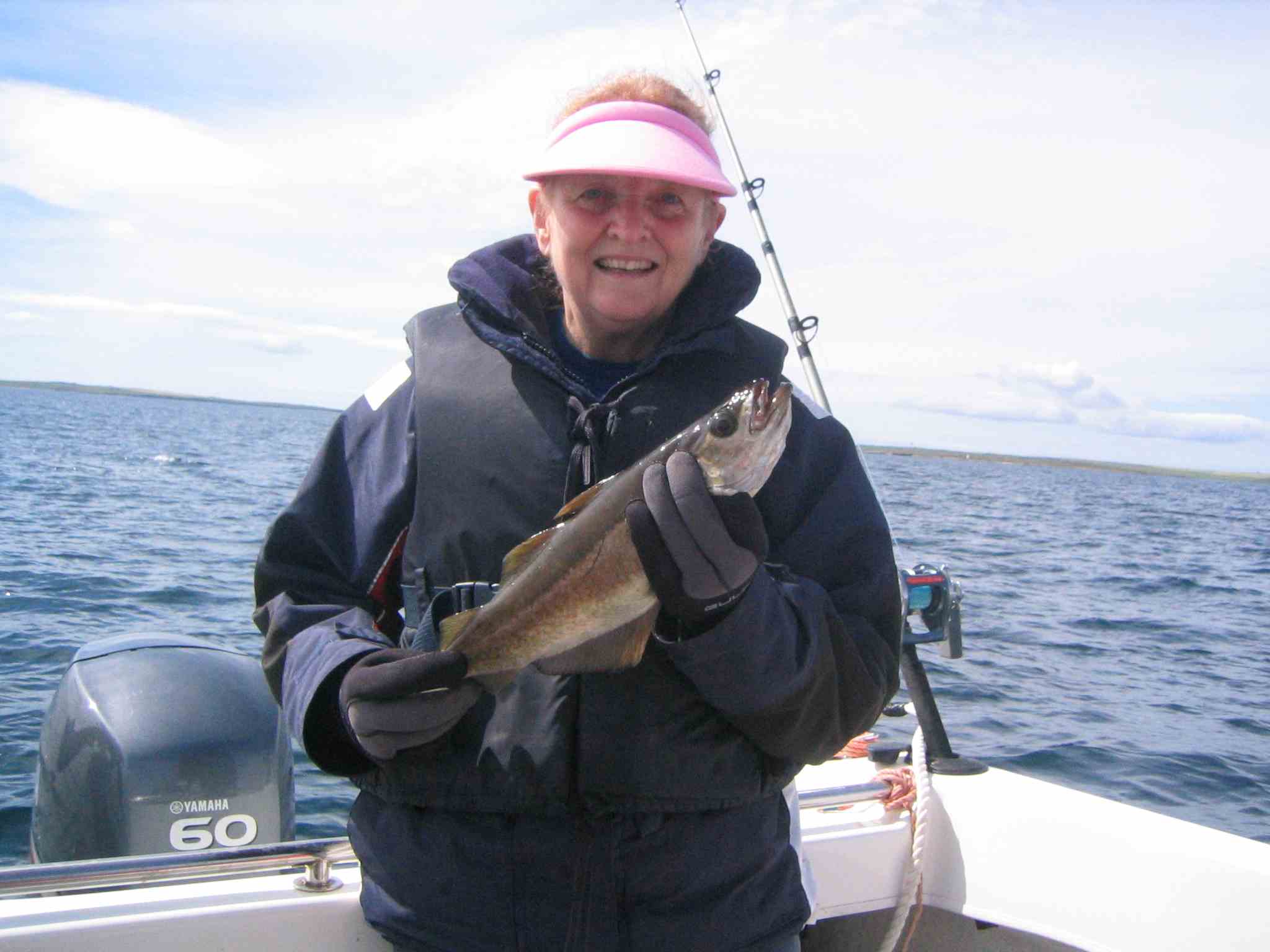 Margareth and her catch