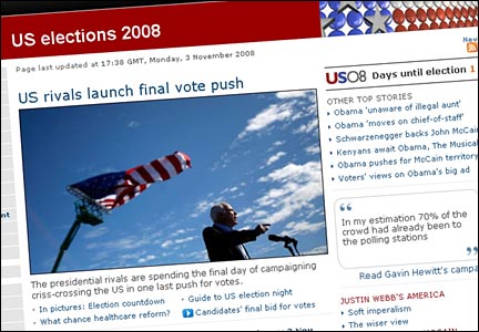 US Elections page