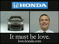Anúncio da Honda