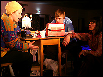 Jazzer and Brenda comfort Jane