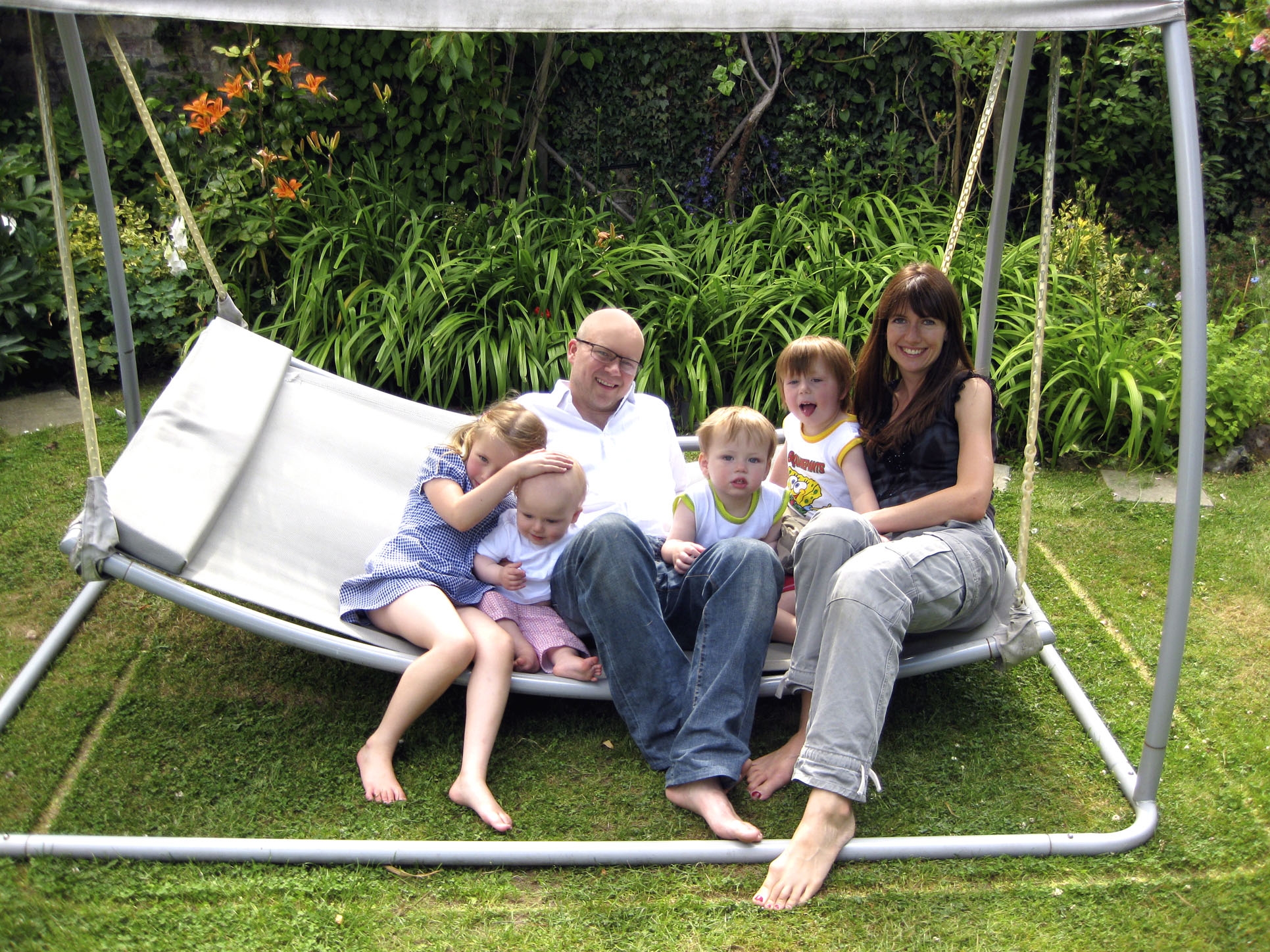 Toby Young with his family, credit BBC/Renegade Pictures
