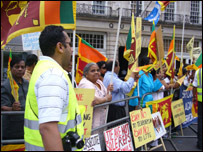Protest in London