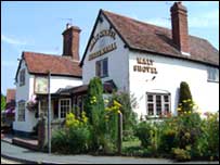 the start of the walk in Bubbenhall