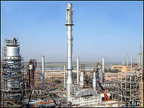 İran'da bir petrokimya tesisi 