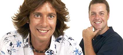 Laurence Llewelyn Bowen and Handy Andy