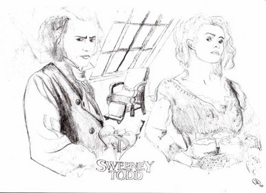 Sweeney Todd and Mrs.Lovett