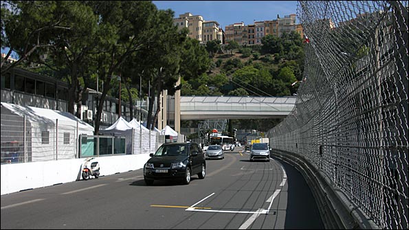 Start / finish straight, Monaco