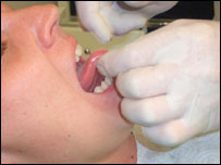 Brian in action - ouch!