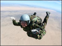 Louise Buxton mid air