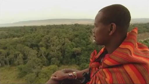 Jackson takes a balloon safari