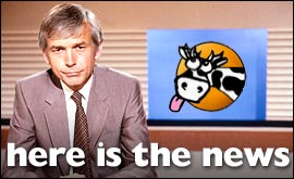 John Humphrys and BBC South Yorkshire's resident food critic, Greedy Cow