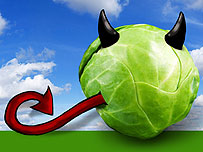 Devil sprout illustration