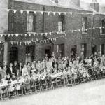 VE Street Party in Frances Street, Woolwich May 1945
