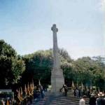 wreath-laying at Dublin war memorial, 10th July 2005