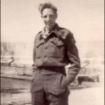 Myself on leave on the beach at Tel Aviv Palestine ( Israel) after the war in Europe had ceased, and before the trouble started with the Hagana and the Stern gang.