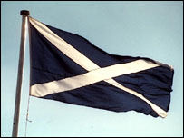 Skotská vlajka
