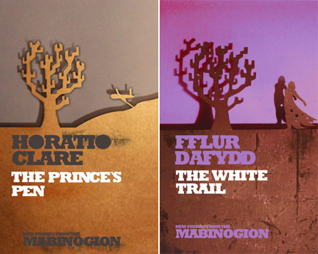 Horatio Clare's The Prince's Pen and Fflur Dafydd's The White Trail. Images courtesy of Seren Books