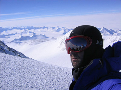 The view on Mount Vinson.