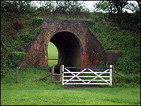 Tunnel near Grace Dieu