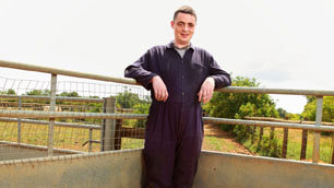 Ryan Kelly on the farm