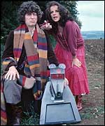 The fourth Doctor Tom Baker, Romana and K9 
