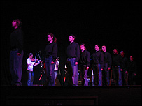 Morris Offspring in their blackshirts
