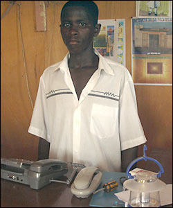 man in office