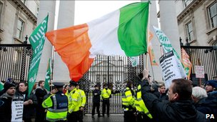 Protests in Dublin