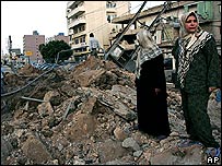 خانه ويران شده در حمله اسرائيل