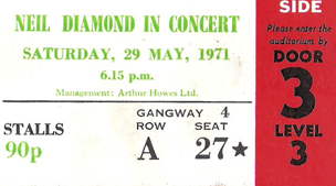 Royal Festival Hall ticket and review|70|Kathleen Mosley, Montrose Scotland 