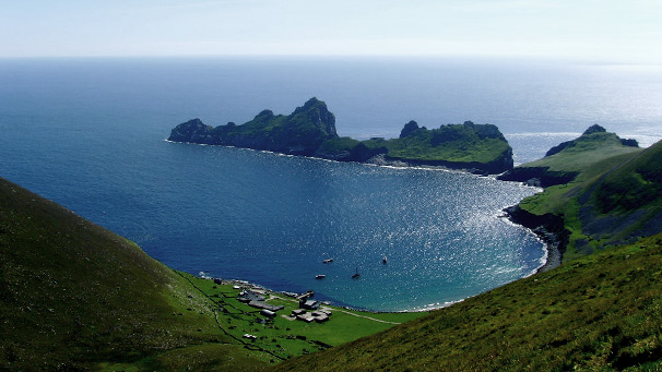 Village Bay in Hirta