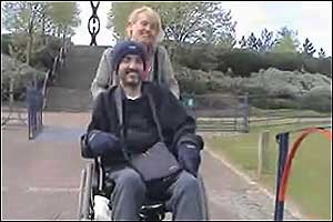 John and Lesley going out.