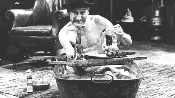 'Albert Steptoe' in the bath