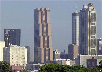 Cielo de Atlanta, en una tarde de sol