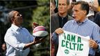 Obama e Romney (Fotos AFP e AP)
