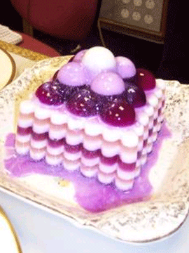 A Victorian variation on ribband jelly known as Russian Jelly or Panachee Jelly.